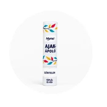  Myne ajakápoló lenmag olajjal vanília illattal - színtelen - 7 g