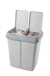Duo Bin szelektív szemetes, 2 rekeszes hulladékgyűjtő - 2x25 L