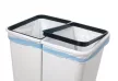 Duo Bin szelektív szemetes, 2 rekeszes hulladékgyűjtő - 2x25 L