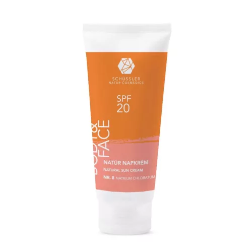 Schüssler natúr napkrém SPF 20