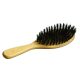 Handled natural hairbrush with boar bristles