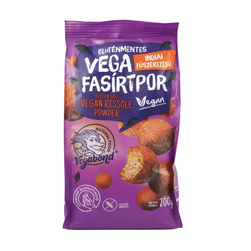 Vegabond Vega Fasírtpor, Gluténmentes, Indiai fűszerezésű, 200 g