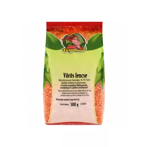 Vegabond Vörös lencse - 500 g