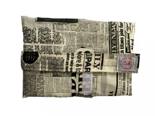 Cibi Reusable Waterproof Sandwich Wrap XL (large size)- Newspaper