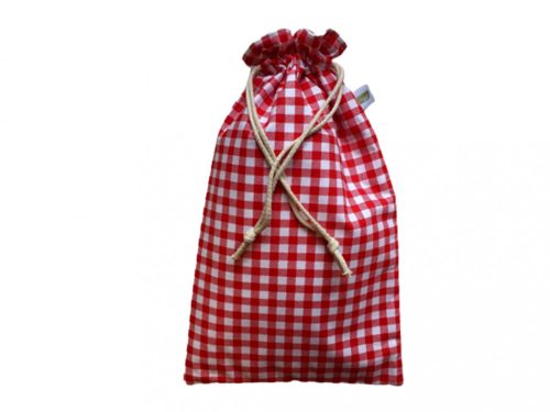Cibi Bread bag - red chequered