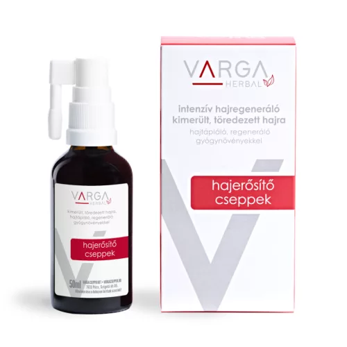 VARGA Hajerősítő Cseppek - kimerült, töredezett hajra - 50 ml