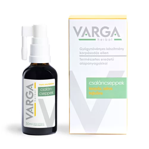 VARGA Csaláncseppek - korpás, zsíros hajra - 50 ml (kifutó)