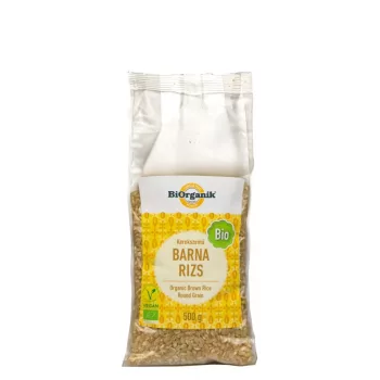 BiOrganik bio kerekszemű barna rizs - 500 g (gluténmentes)