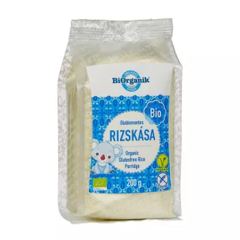 BiOrganik Bio gluténmentes rizskása - 200 g (kifutó)