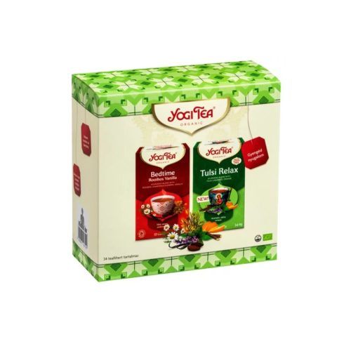 Yogi Tea Ajándékcsomag - Gyengéd nyugalom bio tea szett (34 filter)