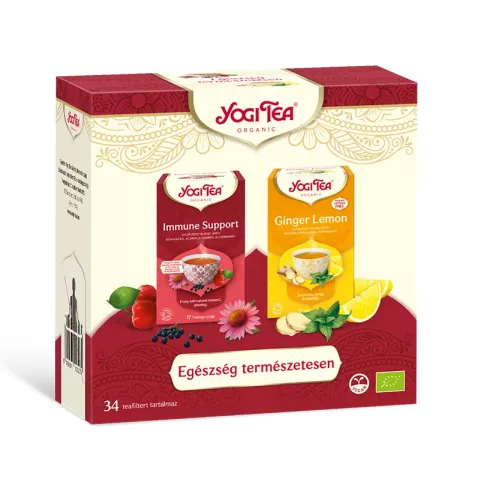 Yogi Tea Ajándékcsomag - Egészség természetesen - bio tea szett (34 filter)