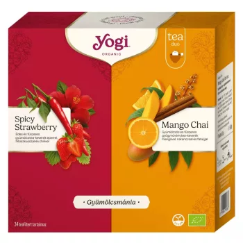   Yogi Tea Ajándékcsomag - Gyümölcs mánia bio teaválogatás (34 filter)