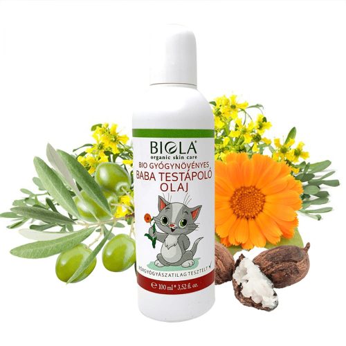 Biola Organic Herbal body oil for babies