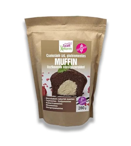 Szafi Reform Étcsokoládé ízű muffin keverék (gluténmentes) - 280 g