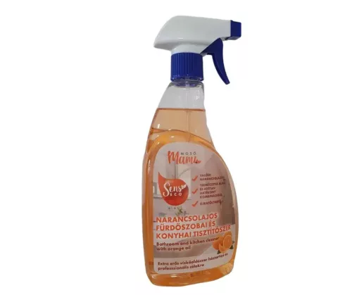 SensEco Narancsolajos fürdőszobai és konyhai tisztító spray - 500 ml