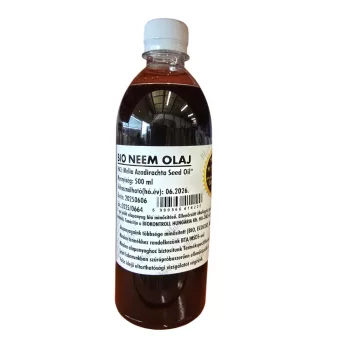   MM Gold Natur Bio Neemolaj, hidegen sajtolt, finomítatlan - 500 ml