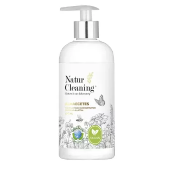   Naturcleaning Mosogatószer koncentrátum - Almaecetes, zöldalma illattal - 500 ml, pumpás