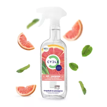   CYCLE általános felülettisztító spray - grépfrút és citromfű illattal (limitált kiadás) - 500 ml