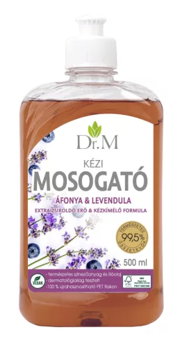 Dr. M Kézi mosogatószer mosódióval - áfonya és levendula - 500 ml