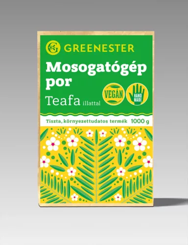 Greenester Öko mosogatógép por - teafa illattal, 1 kg