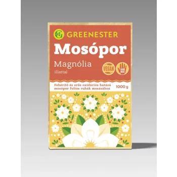   Greenester Öko mosópor - Fehérítő és Folttisztító, Magnólia illattal, 1 kg (kifutó)