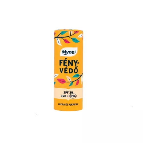 Myne fényvédő arckrém és ajakápoló stift málnamagolajjal - SPF30 - 30 g