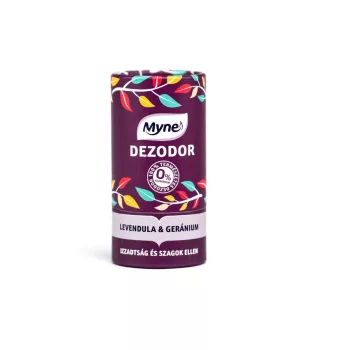   Myne stiftes krémdezodor teafaolajjal -  levendula & geránium illattal - 50 g