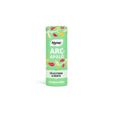 Myne Arcápoló stift  Vadrózsa olajjal - Zöldcitrom&menta illattal - 20 g