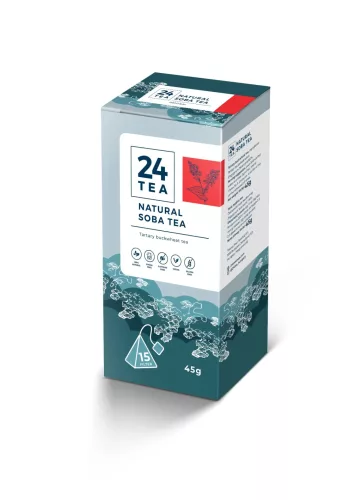 24 Tea Natural Soba Tea teapiramis - natúr hajdina tea (15 filter)