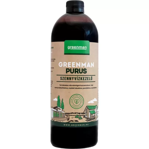 Greenman Purus - szennyvíz- és hulladékkezelő készítmény - 1 L