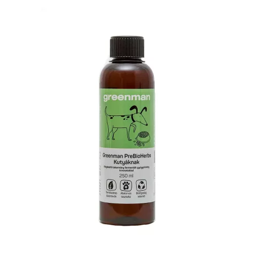 Greenman PreBioHerbs táplálékkiegészítő kutyáknak - 250 ml
