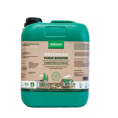 Greenman Purus Booster, kiegészítő adalék a baktériumok életben tartásához - 5 liter