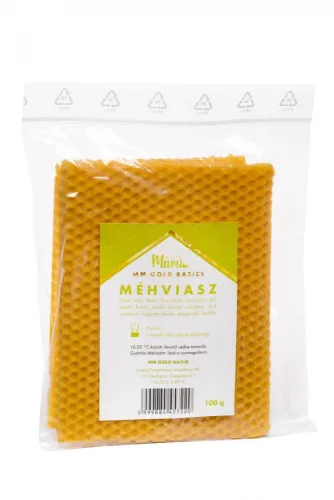 MM Gold Natur Méhviasz lapok, finomítatlan - 100 g