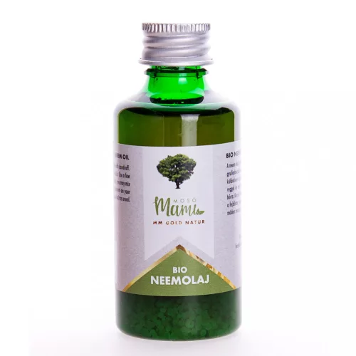MM Gold Natur Bio Neemolaj, hidegen sajtolt, finomítatlan - 50 ml