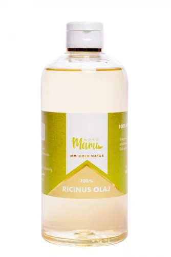 MM Gold Natur Ricinus olaj, hidegen sajtolt, gyógyszerkönyvi minőség - 500 ml
