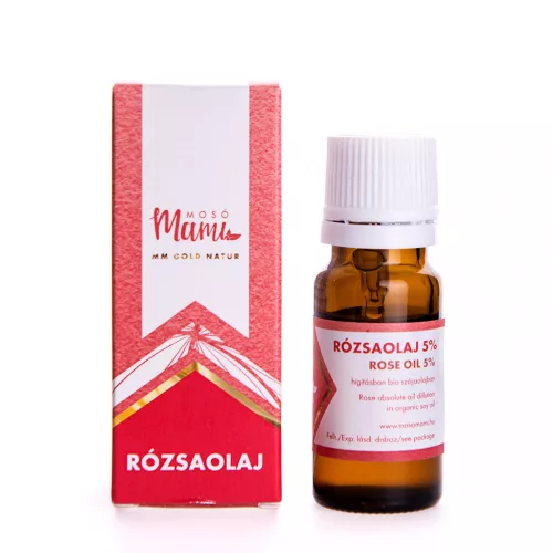 MM Gold Natur Rózsaolaj 5%, szójaolajban oldva - 10 ml