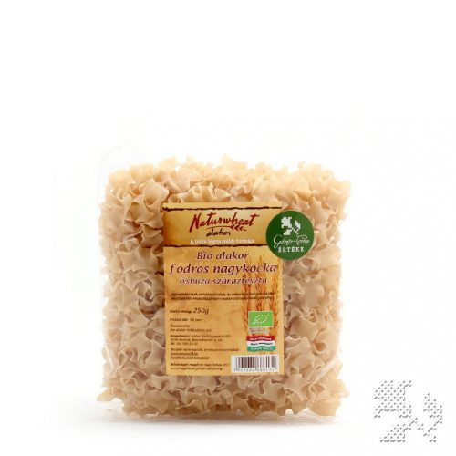 Naturgold Organic Einkorn ruffled big square shaped pasta