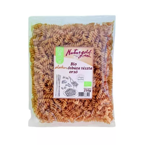 Naturgold Bio alakor orsó száraztészta - 250 g