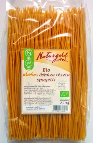 Naturgold Bio alakor spagetti száraztészta - 250 g