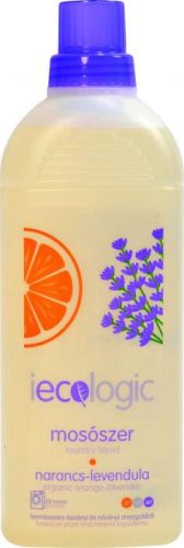 iecologic liquid laundry detergent - orange and lavender scented