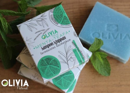 Olivia shampoo bar – Mint-tea tree