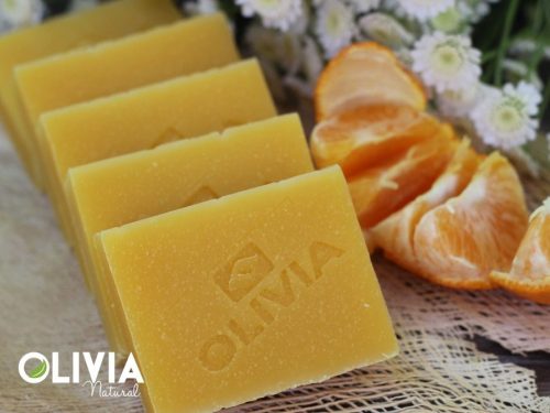 Olivia Tangerine soap with mango butter
