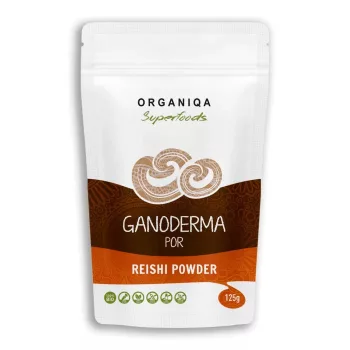 Organiqa Bio ganoderma (reishi) gomba por - 125 g