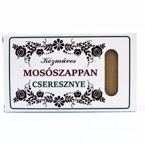 Kézműves Háziszappan Mosószappan - Cseresznyevirág illat, 130 g