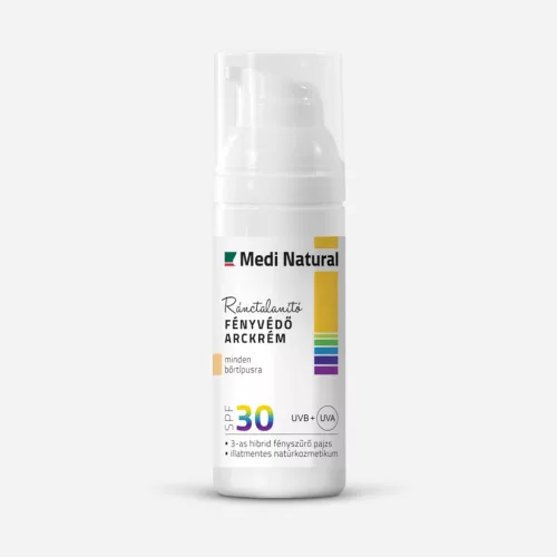 MediNatural Ránctalanító fényvédő arckrém SPF30  - 50 ml