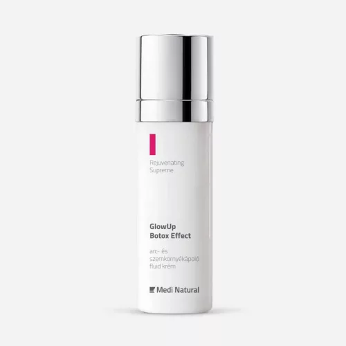 MediNatural GlowUp Botox hatású arc- és szemkörnyékápoló fluid krém - 30 ml