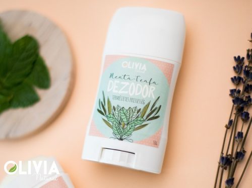 Olivia stift deodorant for sensitive skin - mint and tea tree
