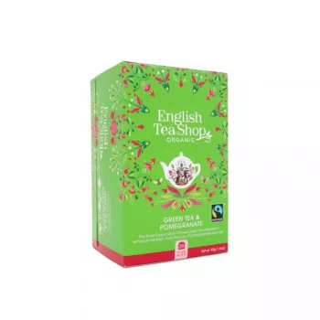   English Tea Shop Zöld tea - gránátalmás, bio & fairtrade (20 filter)