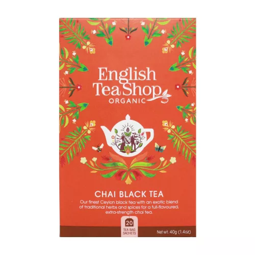 English Tea Shop Fekete Chai bio tea (20 filter)
