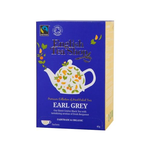 English Tea Shop Earl Grey tea, bio & fairtrade (20 filter)